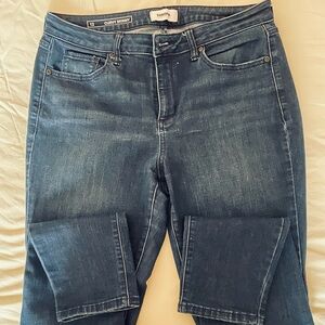 Sonoma Curvy Skinny Jeans in Dark Blue Wash